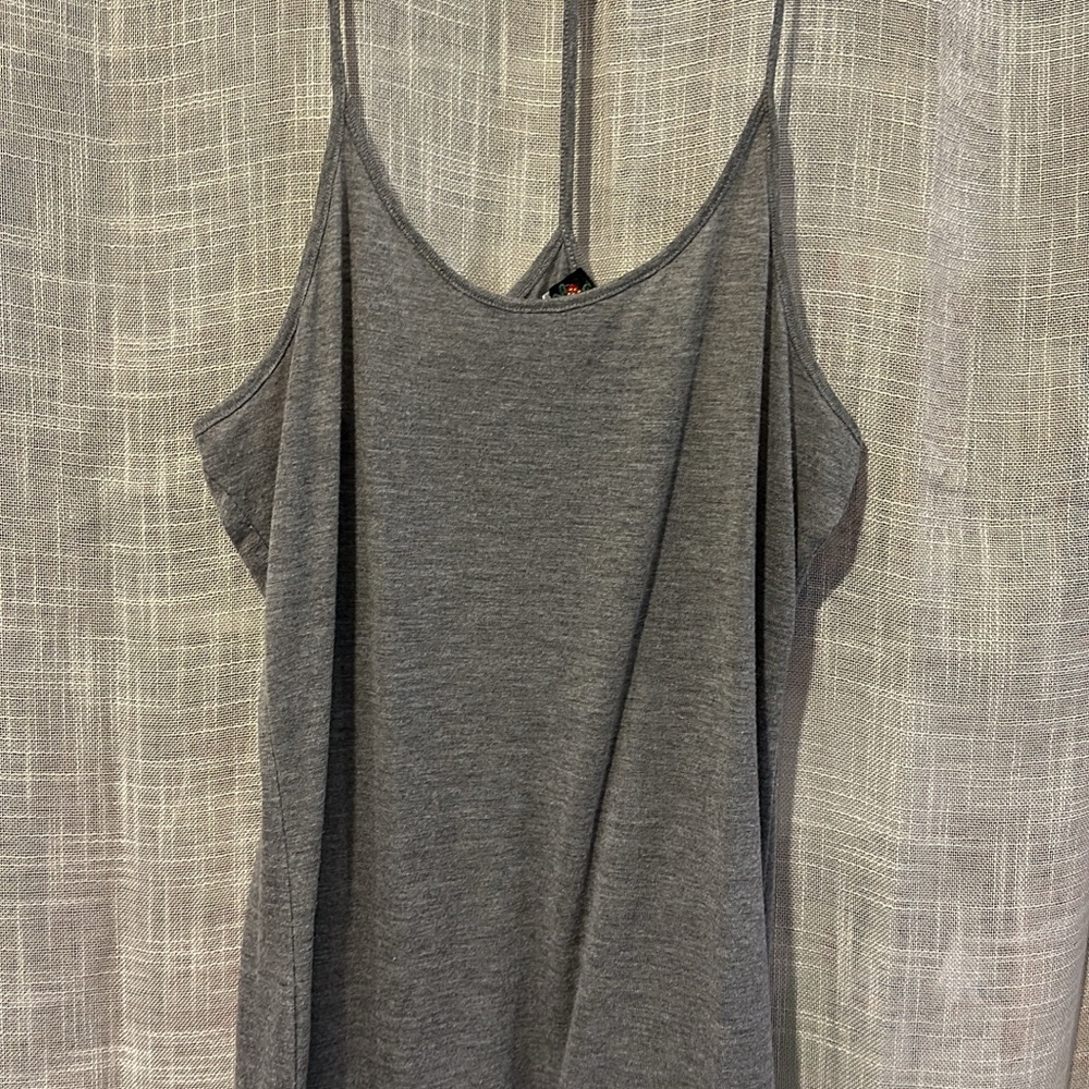 Gray Women's Spaghetti Strap Top